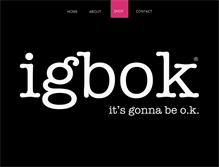 Tablet Screenshot of igbok.com